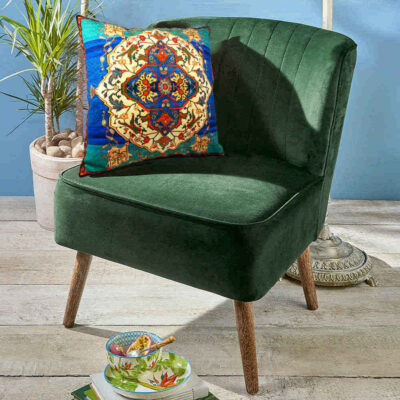 Ethnic Velvet Cushion Cover – Haris Model (Set of 2)