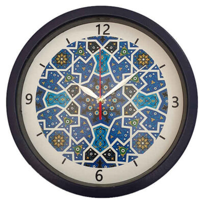Persian-Inspired Analog Patterned Wall Clock – Omid