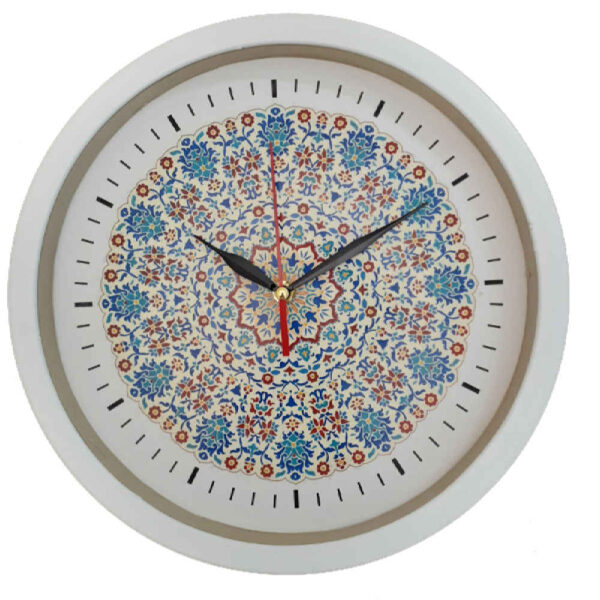 Persian-Inspired Analog Patterned Wall Clock - Termeh