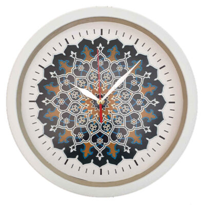 Persian-Inspired Analog Patterned Wall Clock – Toranj