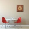 Handcrafted Persian Wooden Wall Clock Model Slimi