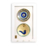 Decorative Wall Key Holder with the Deign Cheshm Nazar 02