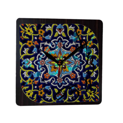 Persian-Inspired Analog Patterned Wall Clock – Javid