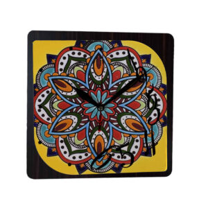 Persian Wooden Wall Clock Model Mehr