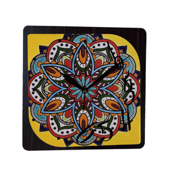 Persian-Inspired Analog Patterned Wall Clock - Mehr