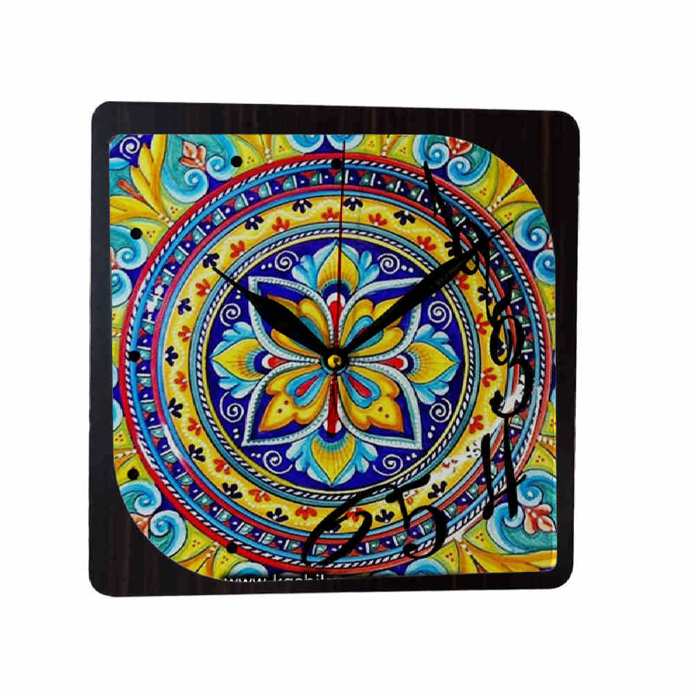 Persian-Inspired Analog Patterned Wall Clock - Toranj