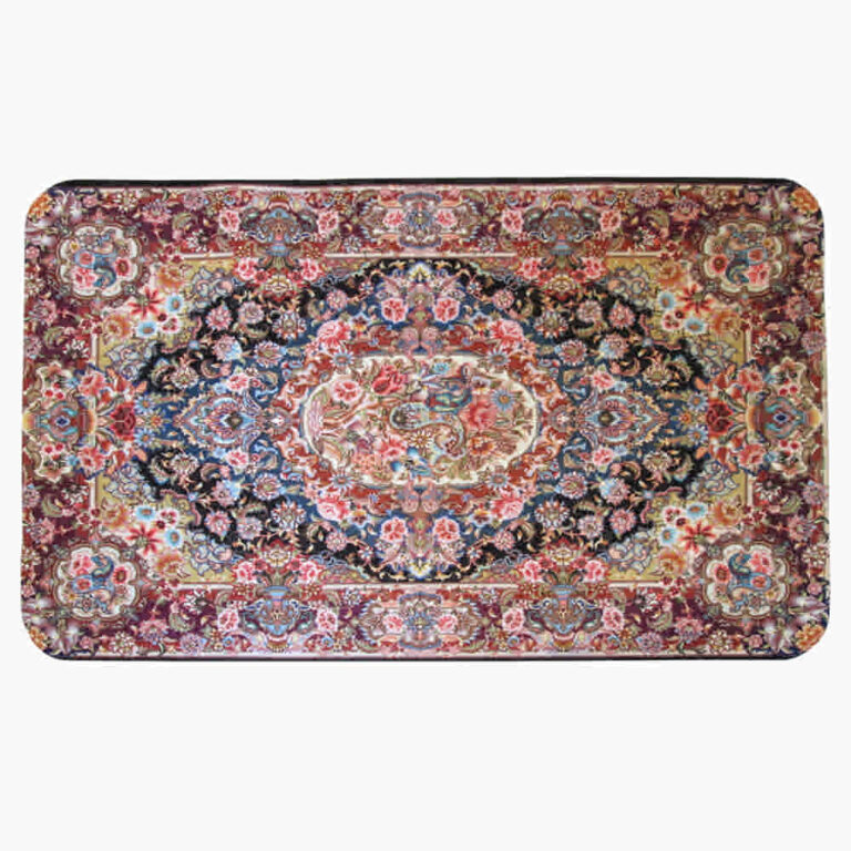 Indoor Door Mat for Home Decor NonSlip Persian Inspired Printed Mosque