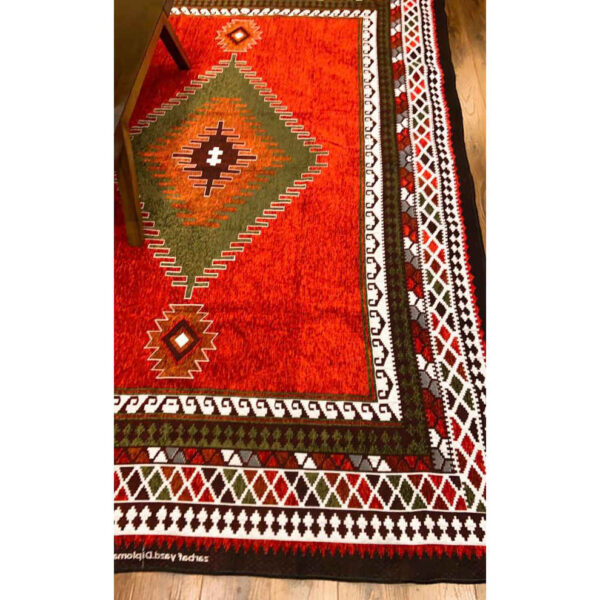 Red Persian Floor Mat Model Ashayer