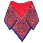 Floral Print Silk Scarf for Women - Luxe and Vibrant Ayda Design