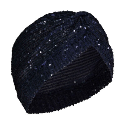 Sequin Head Scarf Turban Model HRM1016