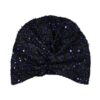 Sequin Head Scarf Turban Model HRM1016