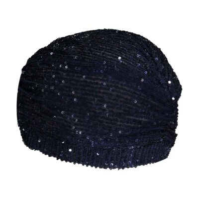 Sequin Head Scarf Turban Model HRM1016