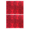 Set of 2 Red Fabric Placemats Under the Plate – Model Anar