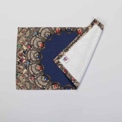Set of 4 Blue Fabric Placemats Under the Plate – Model Gohar