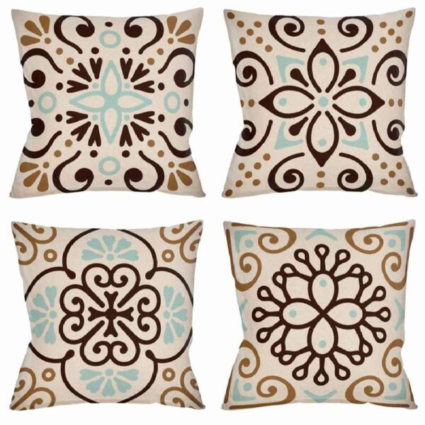 Persian Velvet Cushion Cover Set - Ayda Design (Set of 4)