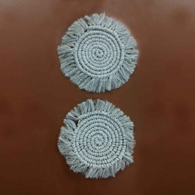 Set of 4 Macrame Placemats Under the Plate – Elegant Handmade Design