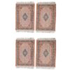 Set of 4 Polyester Fabric Placemats – Rug Style Model Barzin