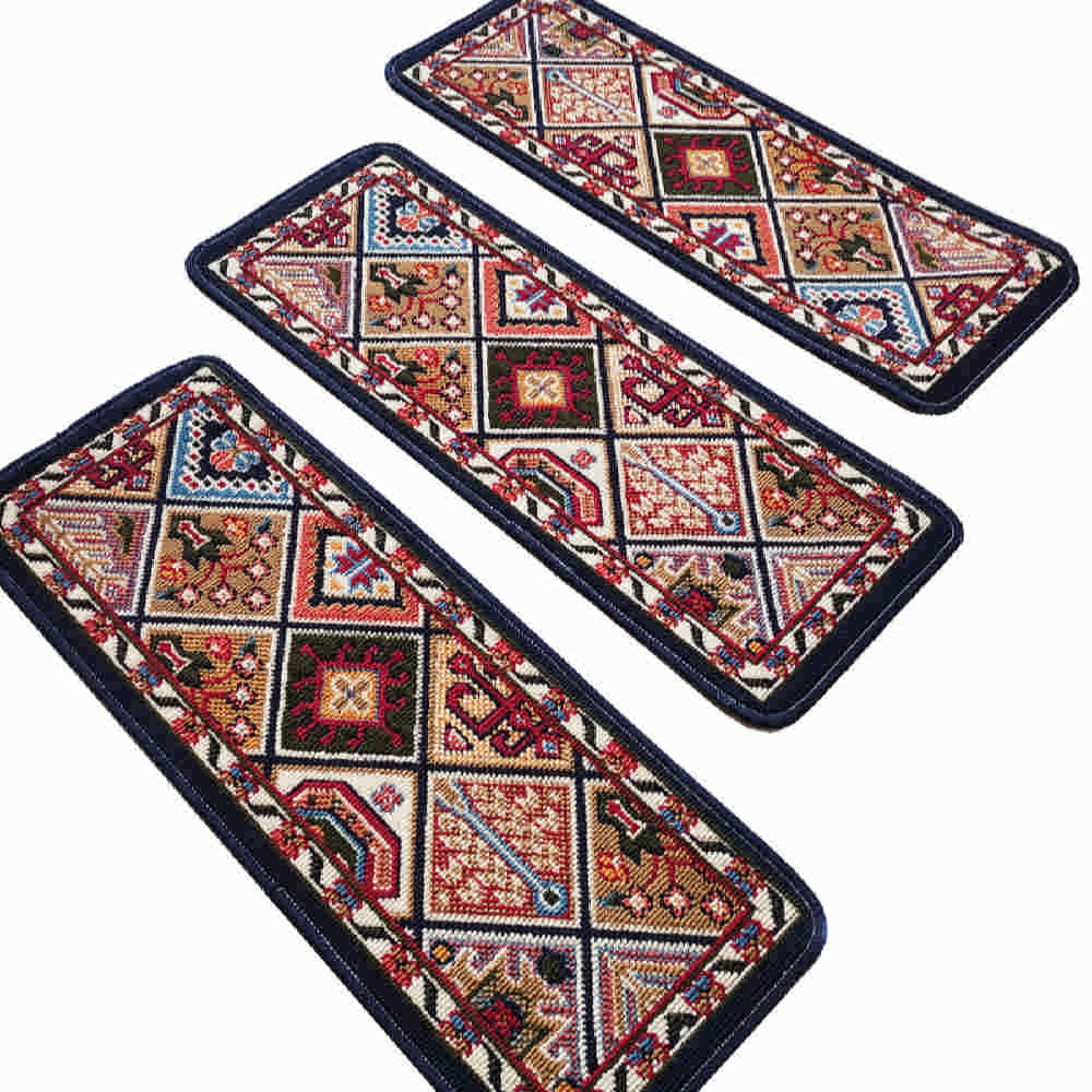 Set of 5 Indoor Doormats for Home Decor – Non-Slip Persian-Inspired Zarin