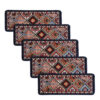 Set of 5 Indoor Doormats for Home Decor – Non-Slip Persian-Inspired Zarin