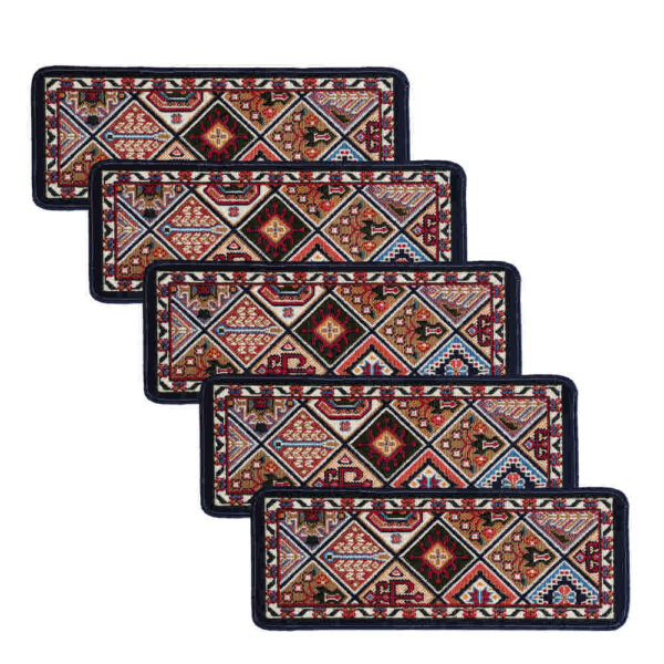 Set of 5 Indoor Doormats for Home Decor – Non-Slip Persian-Inspired Zarin