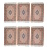 Set of 6 Polyester Fabric Placemats – Rug Style Model Almas