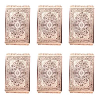 Set of 6 Polyester Fabric Placemats – Rug Style Model Sarv