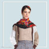 Torkaman Ethnic Cotton Scarf Model Sona