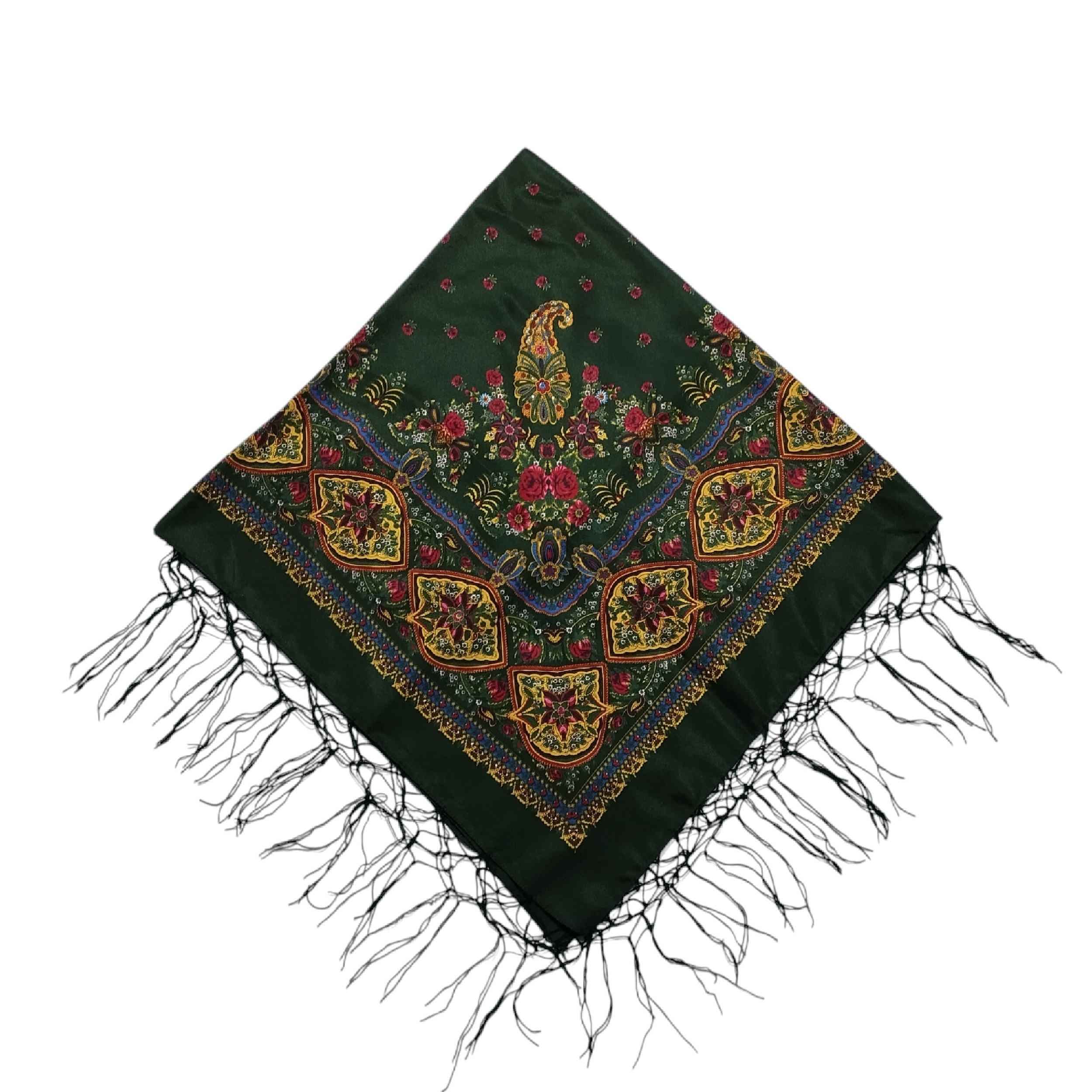 Torkaman Ethnic Cotton Scarf – Perfect Gift with Cultural Touch & Floral Paisley Design