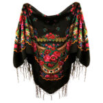 Torkaman Ethnic Cotton Scarf Model Araz