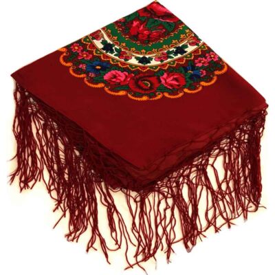 Torkaman Ethnic Cotton Scarf Model Araz