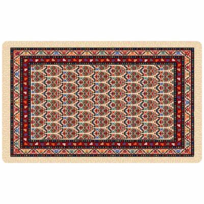 Indoor Doormat for Home Decor – Non-Slip Persian-Inspired Printed Aban