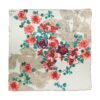 Floral Print Silk Scarf for Women - Luxe and Vibrant Sarvin Design