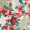 Floral Print Silk Scarf for Women - Luxe and Vibrant Sarvin Design