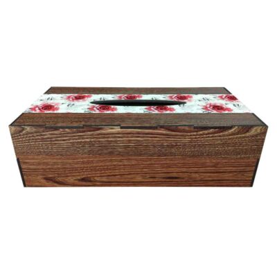 Rustic Wooden Tissue Box Cover – Afsoon