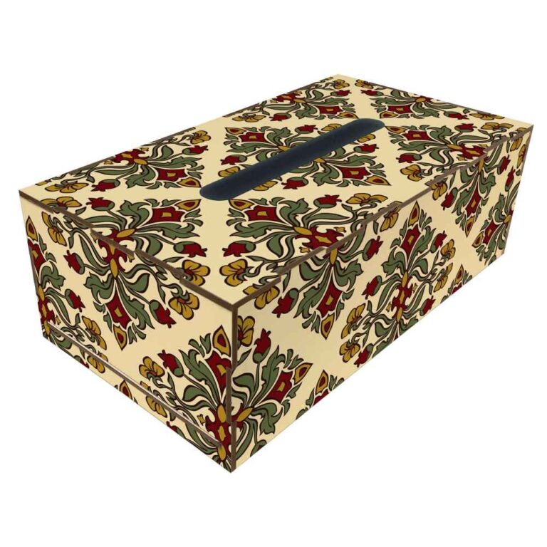 Rustic Wooden Tissue Box Cover Alma ShopiPersia