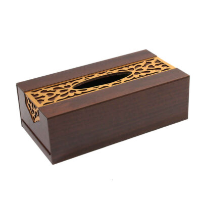 Rustic Wooden Tissue Box Cover – Asil
