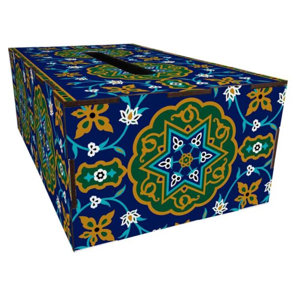 Wooden Tissue Box Cover Model Azadeh