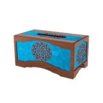 Rustic Wooden Tissue Box Cover – Firoozeh