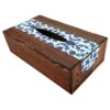 Rustic Wooden Tissue Box Cover – Golasa