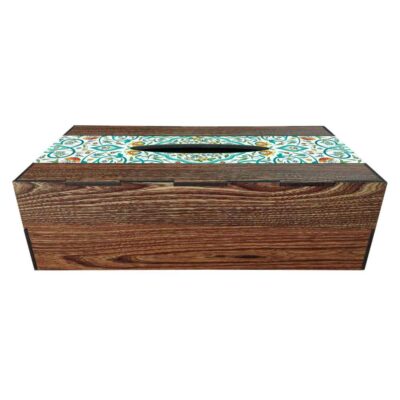 Rustic Wooden Tissue Box Cover – Jooya