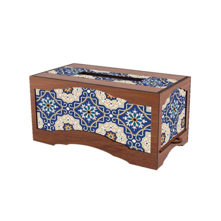 Rustic Wooden Tissue Box Cover Sayeh ShopiPersia