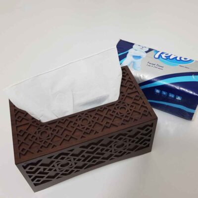 Rustic Wooden Tissue Box Cover – Shams