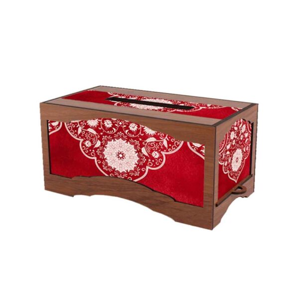 Rustic Wooden Tissue Box Cover – Sorkh