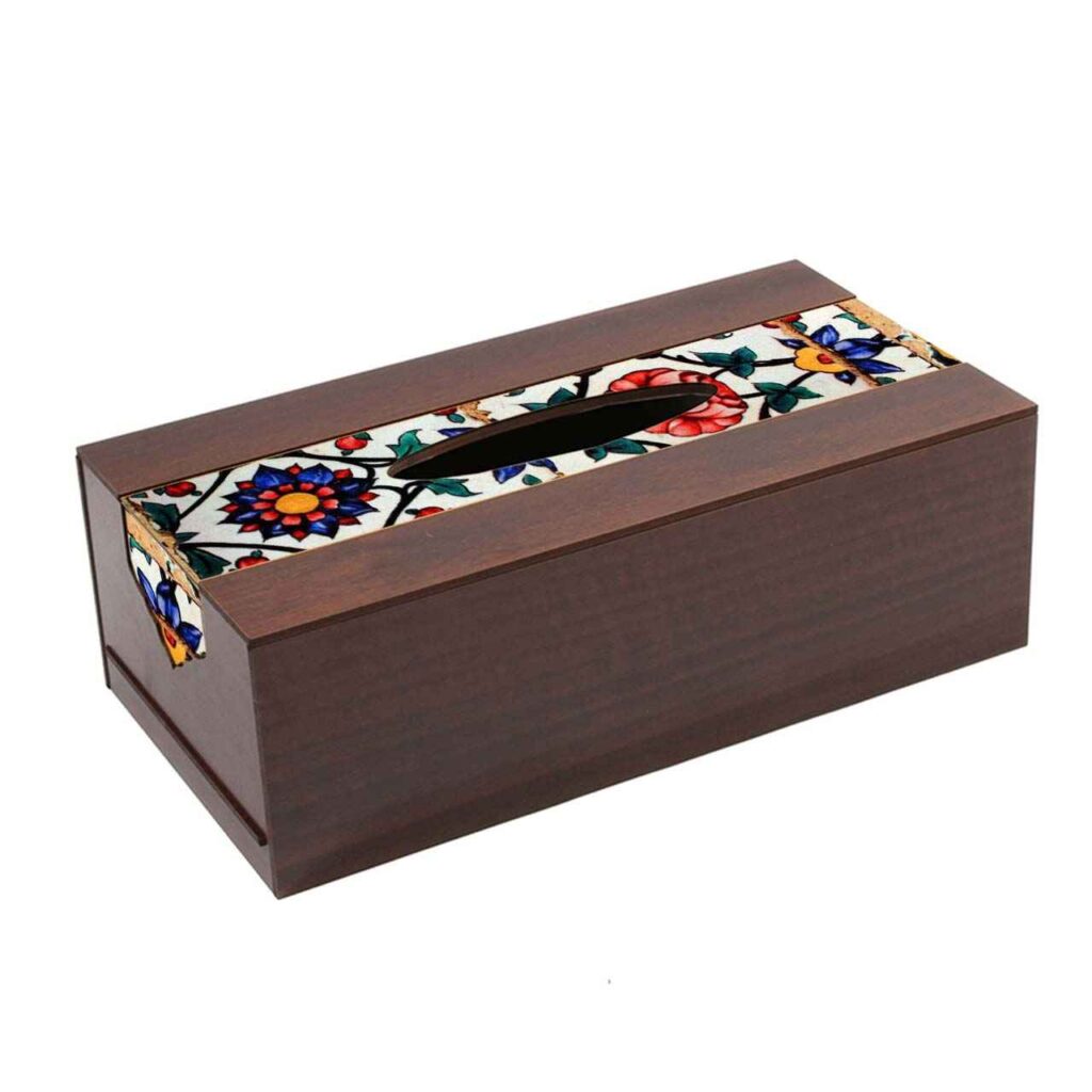 Wooden Tissue Box Cover Model Tara ShopiPersia