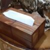 Rustic Wooden Tissue Box Cover – Telan