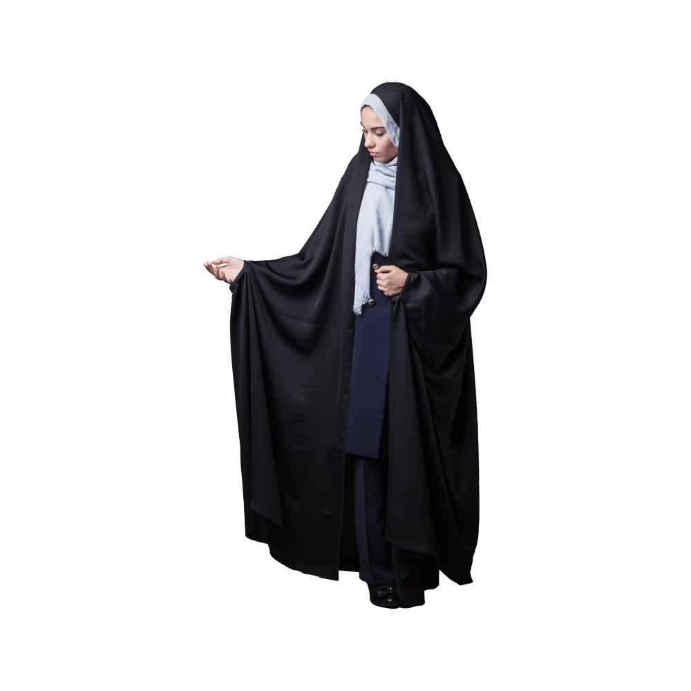 Islamic Arabic Black Chador Abaya Hejab for Women and Praying - Jelveha