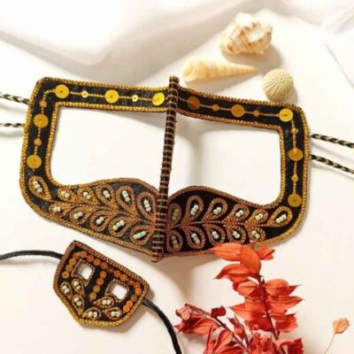 Handcrafted Battoulah Mask – Gulf Burqa Habib Model