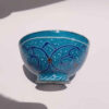 Decorative Copper Bowl Hand-Painted With Persian Minakari Enamel Sima