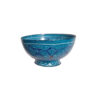 Decorative Copper Bowl Hand-Painted With Persian Minakari Enamel Sima