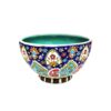 Persian Handmade Decorative Minakari Pottery Bowl Model Almas